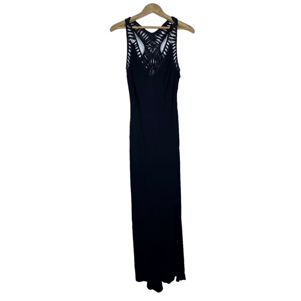 Rimini Vintage '90s Long Evening Dress Size 2 Cocktail Feminine Gown Maxi Black